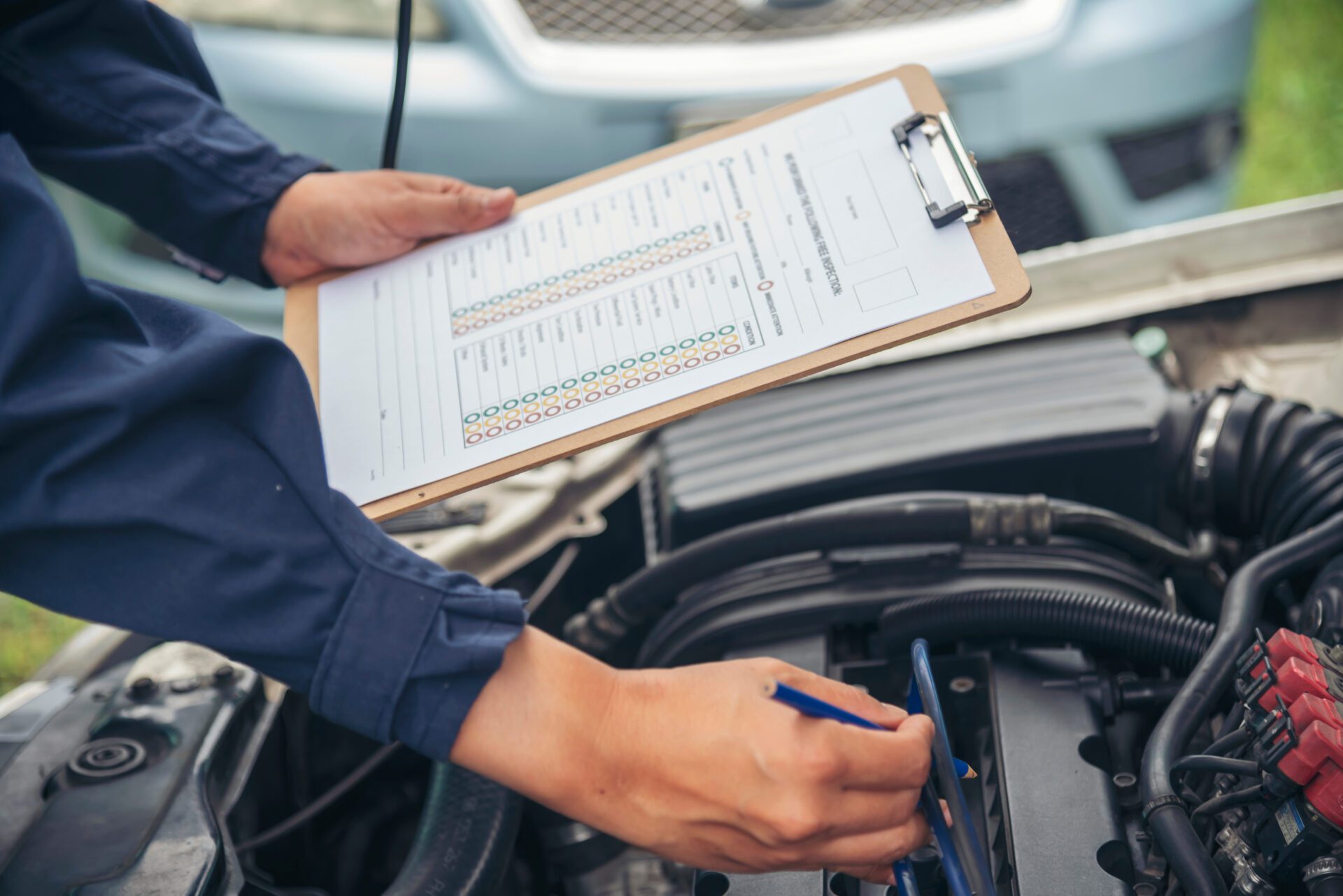 216532090_l Mechanic car service auto garage in automotive mobile center. Technician workshop repair engine motor vehicles service mechanical engineering business. Automobile mechanic hands car repairs technic