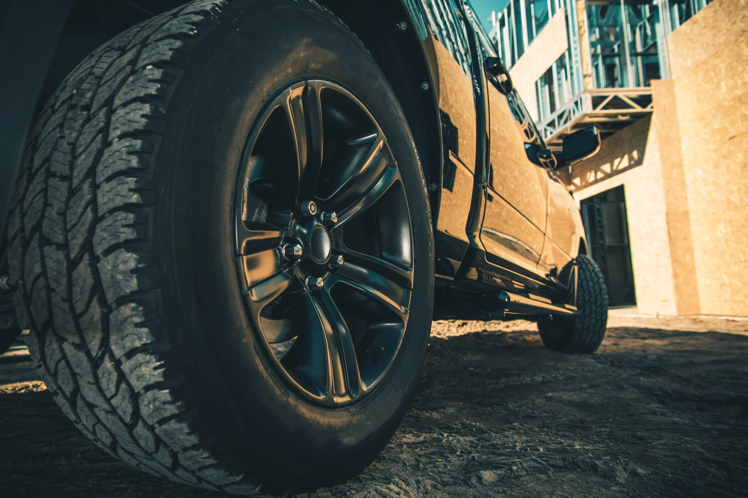 Using Modern Pickup Truck or Car For Business Purpose Concept Photo. Transportation Industry.